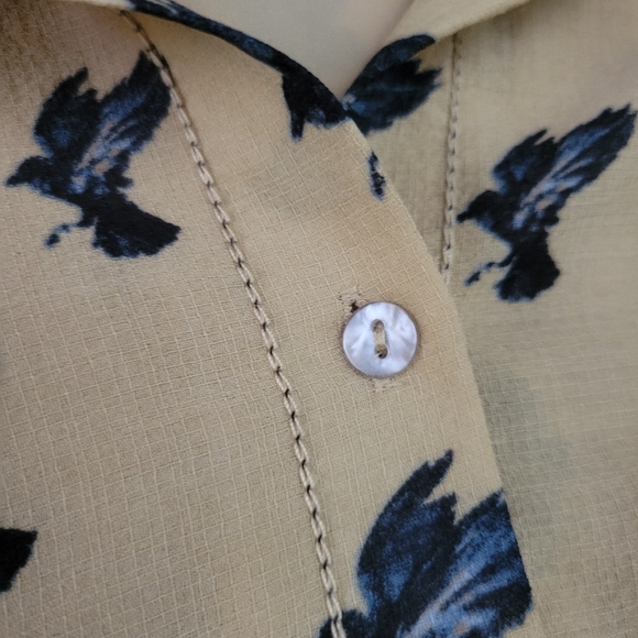 Max Studio London Bird Print Dress size Medium - Picture 11 of 15